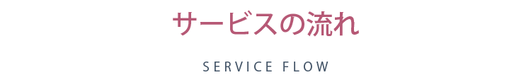 サービスの流れ